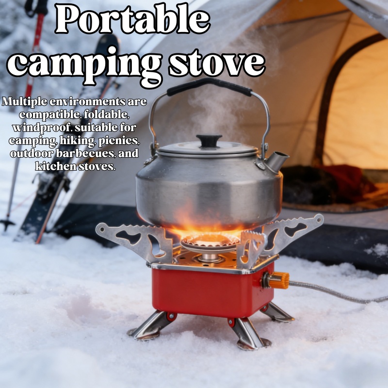 Commercial Kitchen Gas Stove - Portable Camping Stove Camping Hiking Travel