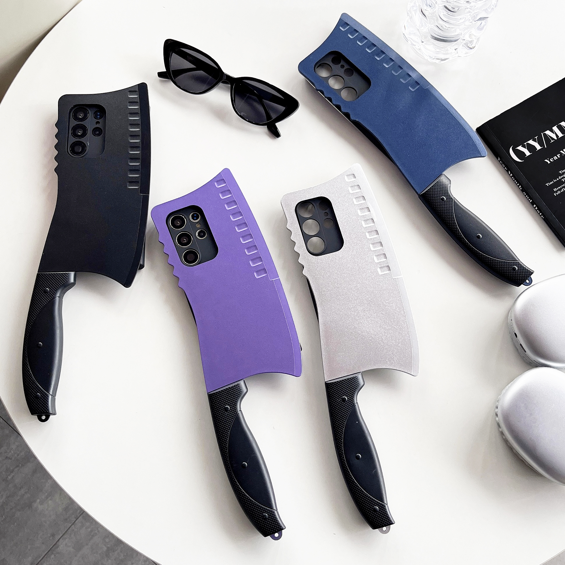Commercial Kitchen Knife Holder - 3D Simulation Kitchen Knife Cook Chopper