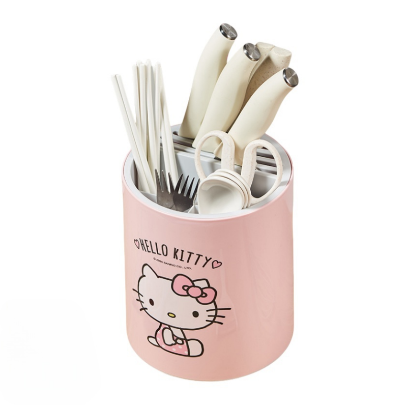 Commercial Kitchen Knife Holder - Cartoon Hello kittykuromiCinnamoroll rotary knife holder