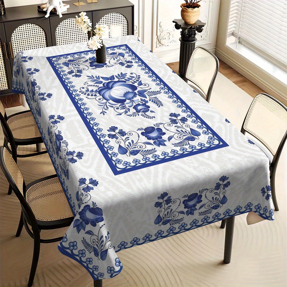 Commercial Kitchen Table - Country Style Square Tablecloth for Kitchen,