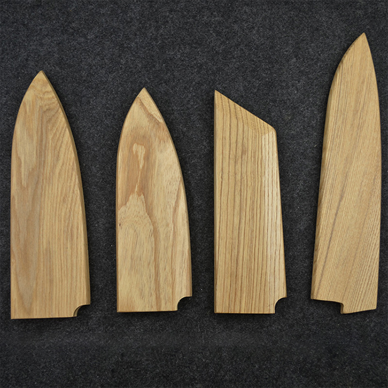 Commercial Kitchen Knife Holder - Magnetic Wooden Kitchen Knife Scabbard Japanese