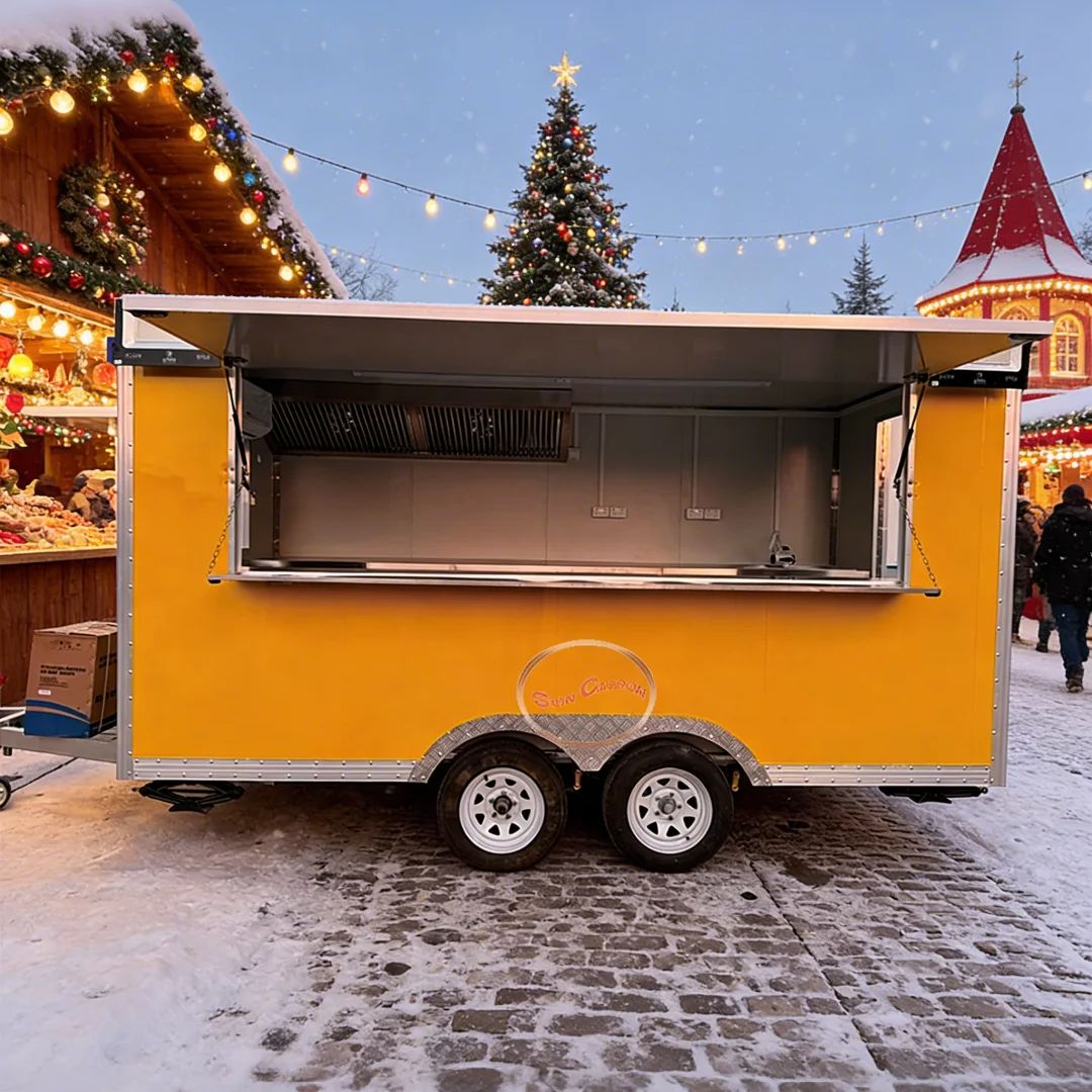 Towable Food Cart with Shelf a - Commercial Kitchen Ventilation System 评论和价格