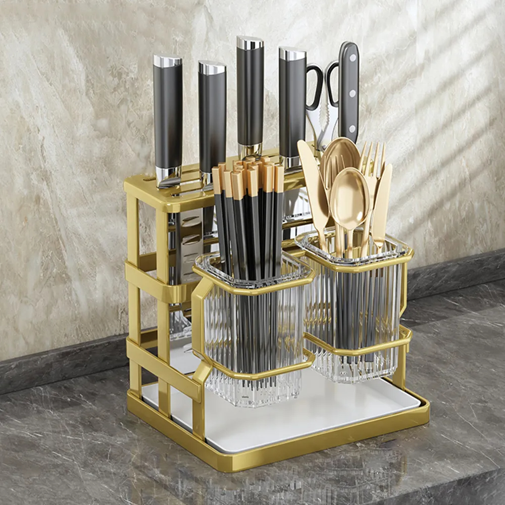 Kitchen Countertop Cutlery Hol - Commercial Kitchen Knife Holder 评论和价格