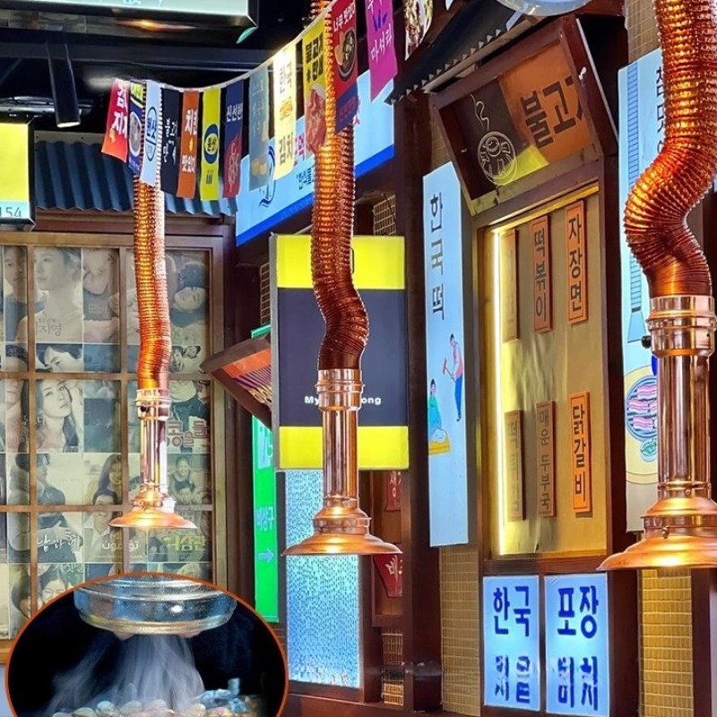 ‌Korean BBQ Exhaust Pipe - Hea - Commercial Kitchen Ventilation System 评论和价格