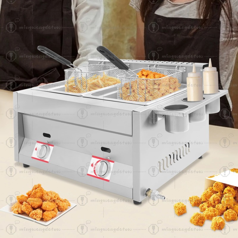 NEW Commercial Gas Deep Fryer  - Commercial Kitchen Accessories 评论和价格