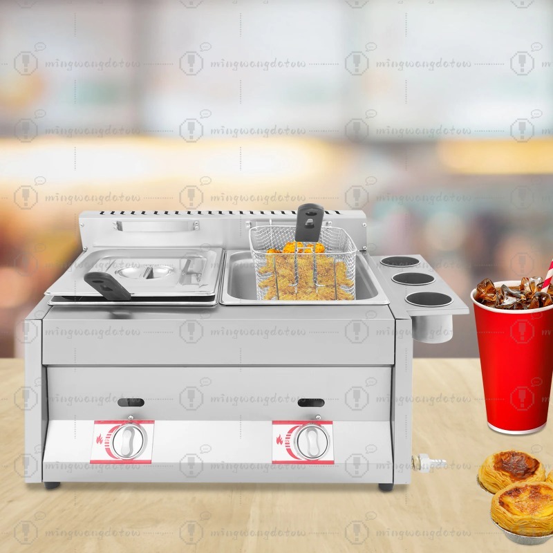 NEW Commercial Gas Deep Fryer  - Commercial Kitchen Accessories 评论和价格