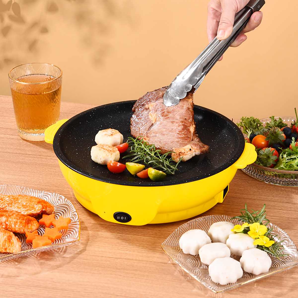 220V Multifunctional Electric  - Commercial Kitchen Pots And Pans 评论和价格