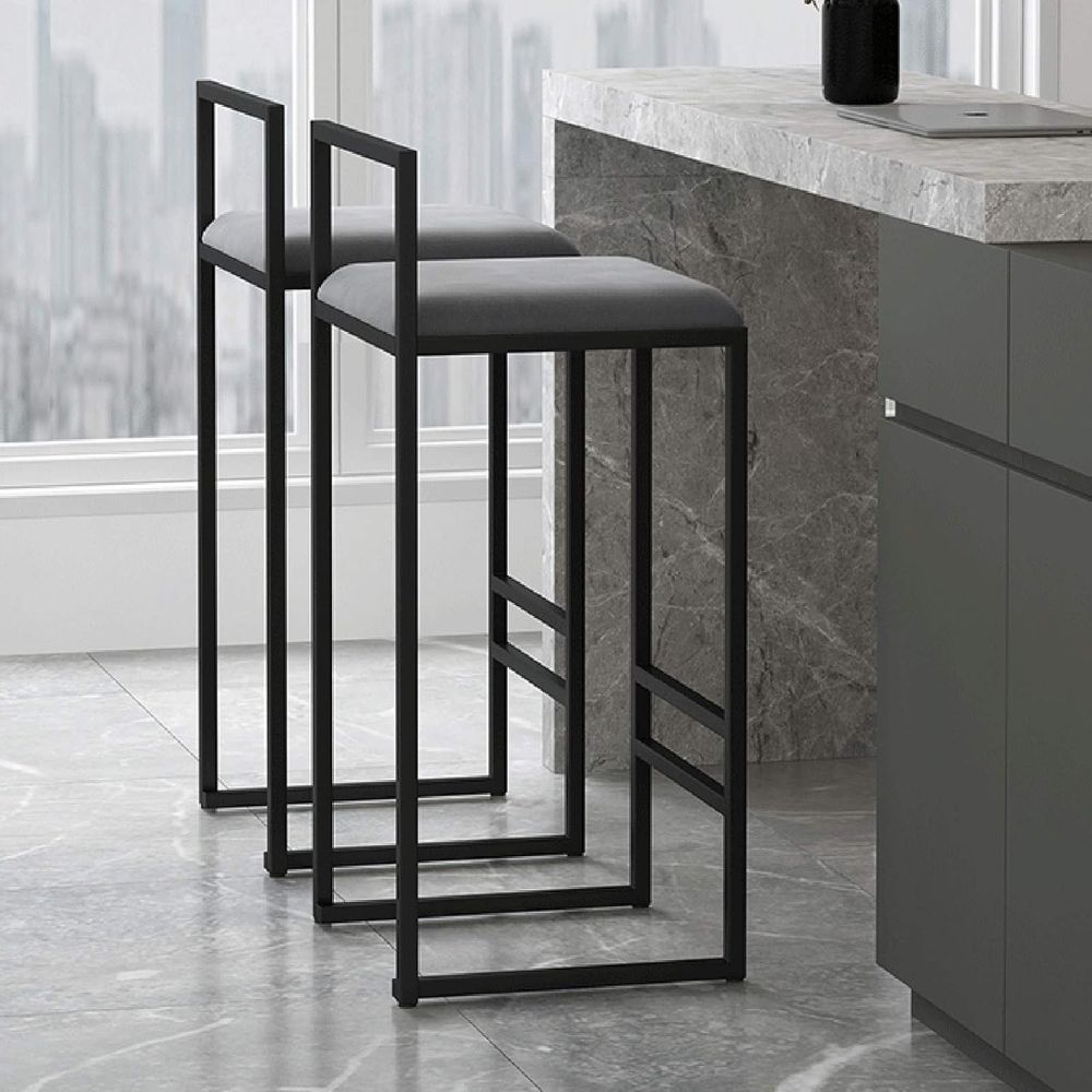 Stylish Velvet Square Seat Bar - Commercial Kitchen And Bar 评论和价格