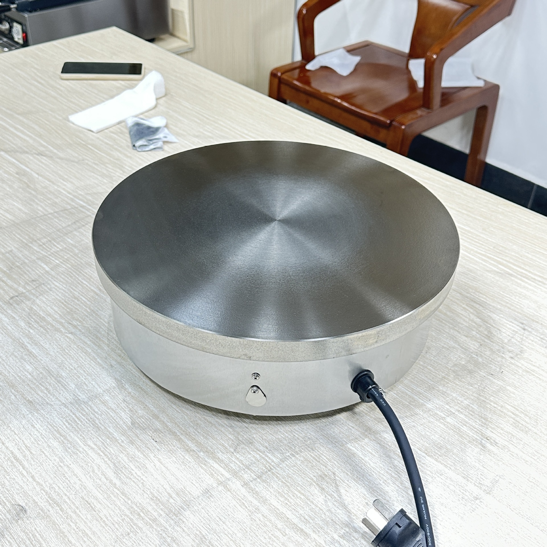Commercial Round Cast Iron Cre - Crepe Maker Griddle 评论和价格