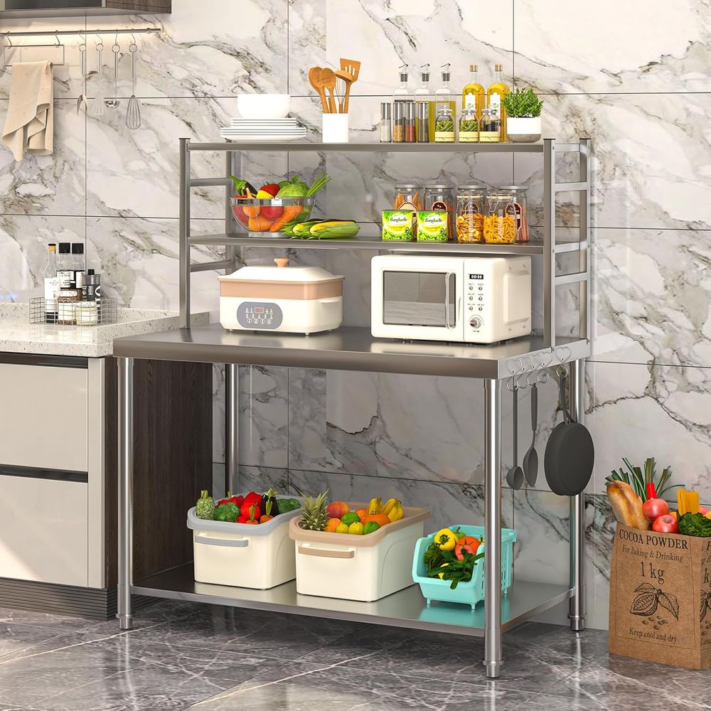 48x24 Stainless Steel Prep Tab - Commercial Kitchen Table 评论和价格