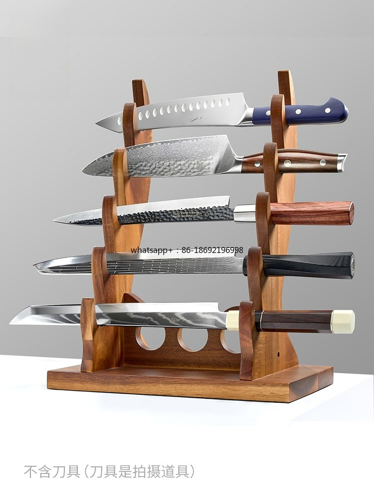 Sushi Sashimi Knife Shelf Comm - Commercial Kitchen Knife Holder 评论和价格