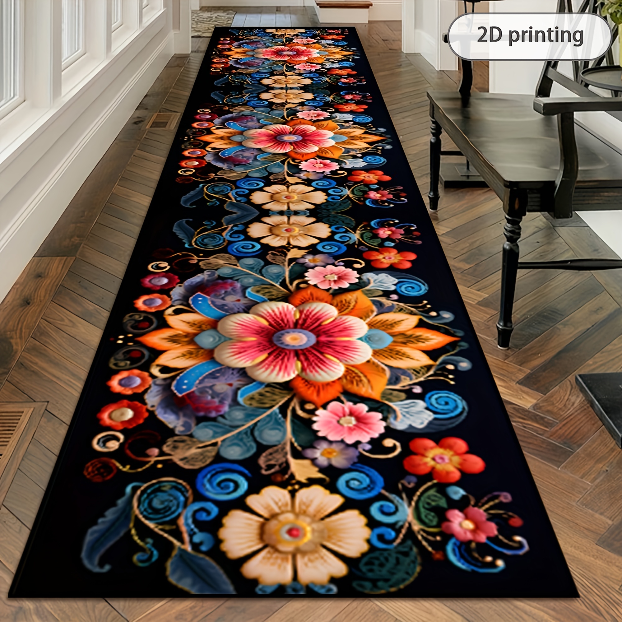 2D Printing Retro Floral Patte - Commercial Kitchen Background 评论和价格
