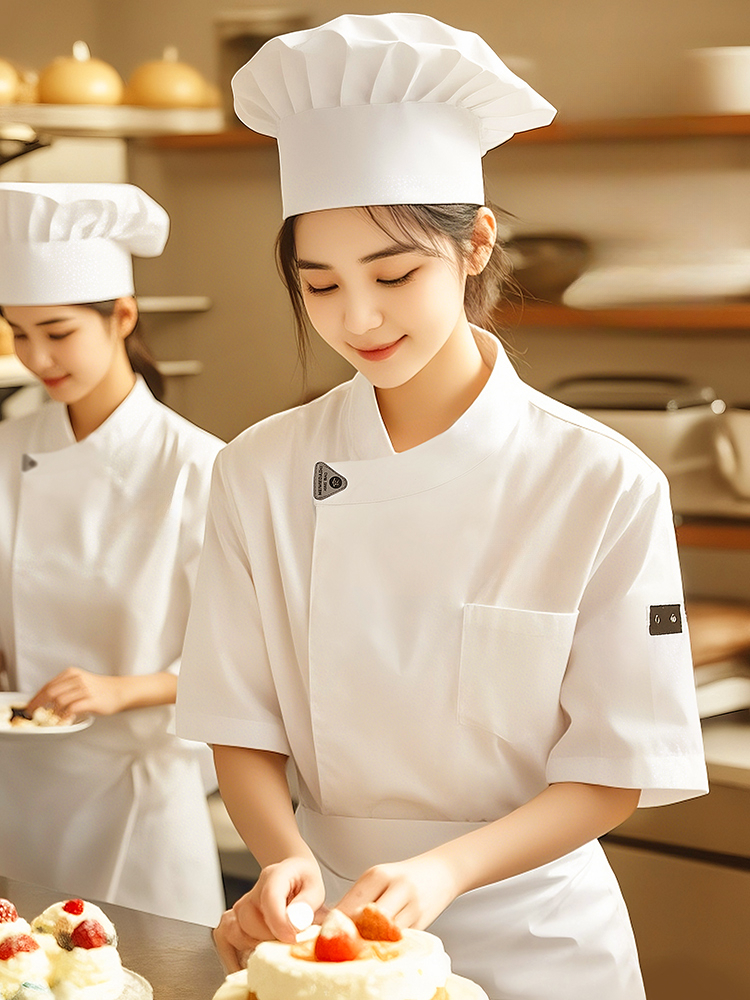 Chef Jacket Women Short Sleeve - Commercial Kitchen Services 评论和价格