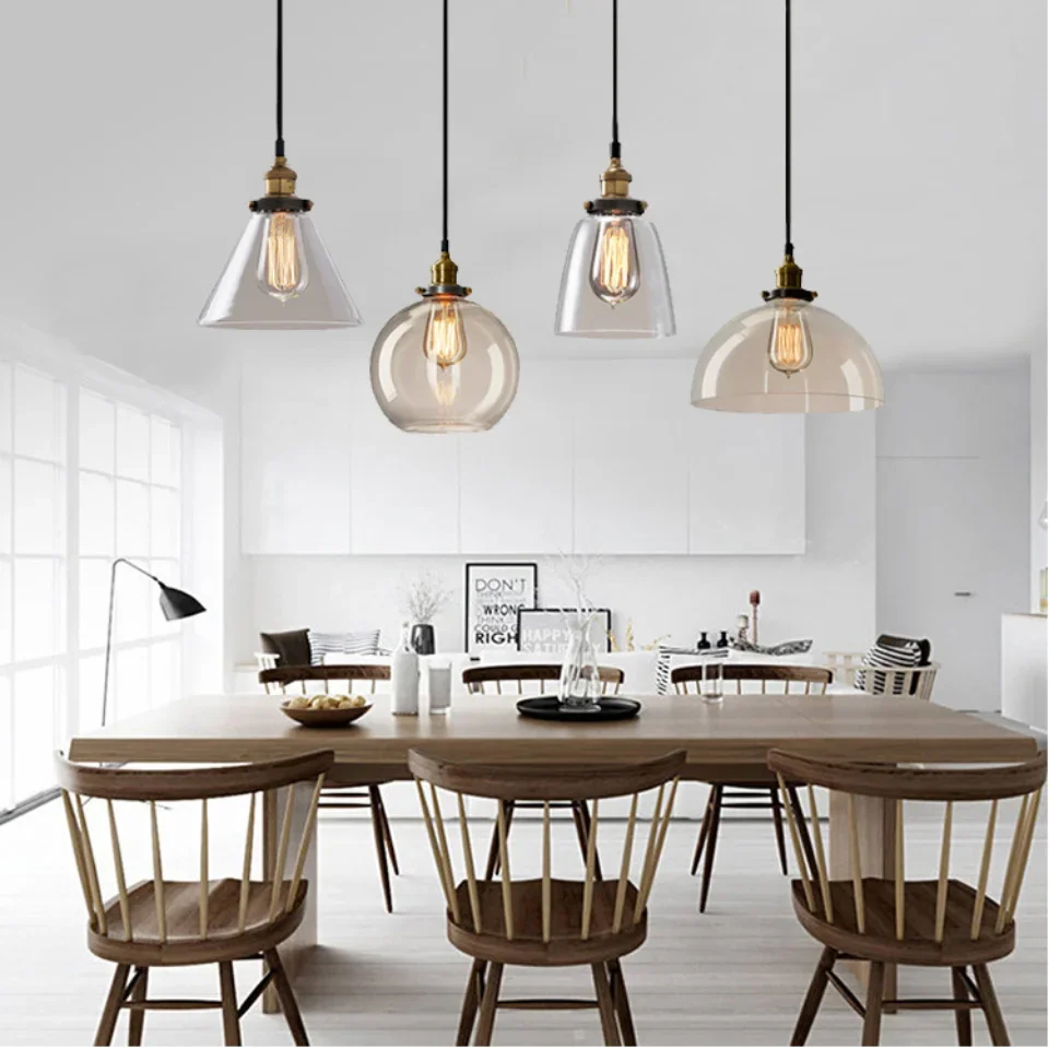 Nordic Retro Style Glass Penda - Commercial Kitchen And Bar 评论和价格