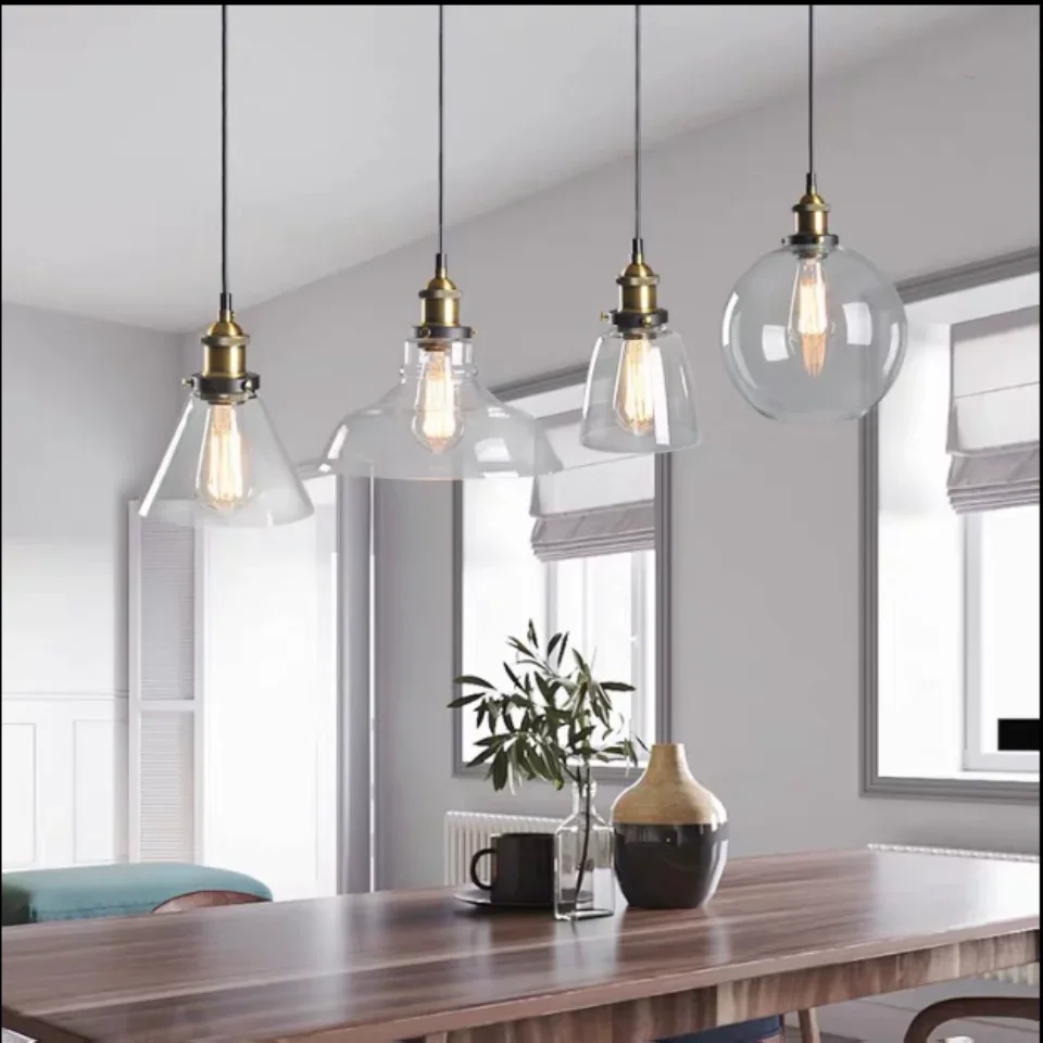 Nordic Retro Style Glass Penda - Commercial Kitchen And Bar 评论和价格