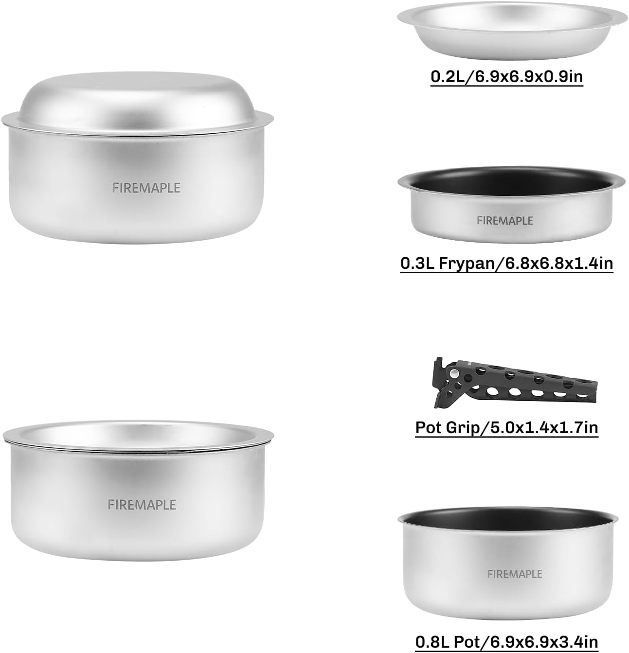 Fire-Maple Frost Ultralight Al - Commercial Kitchen Pots And Pans 评论和价格