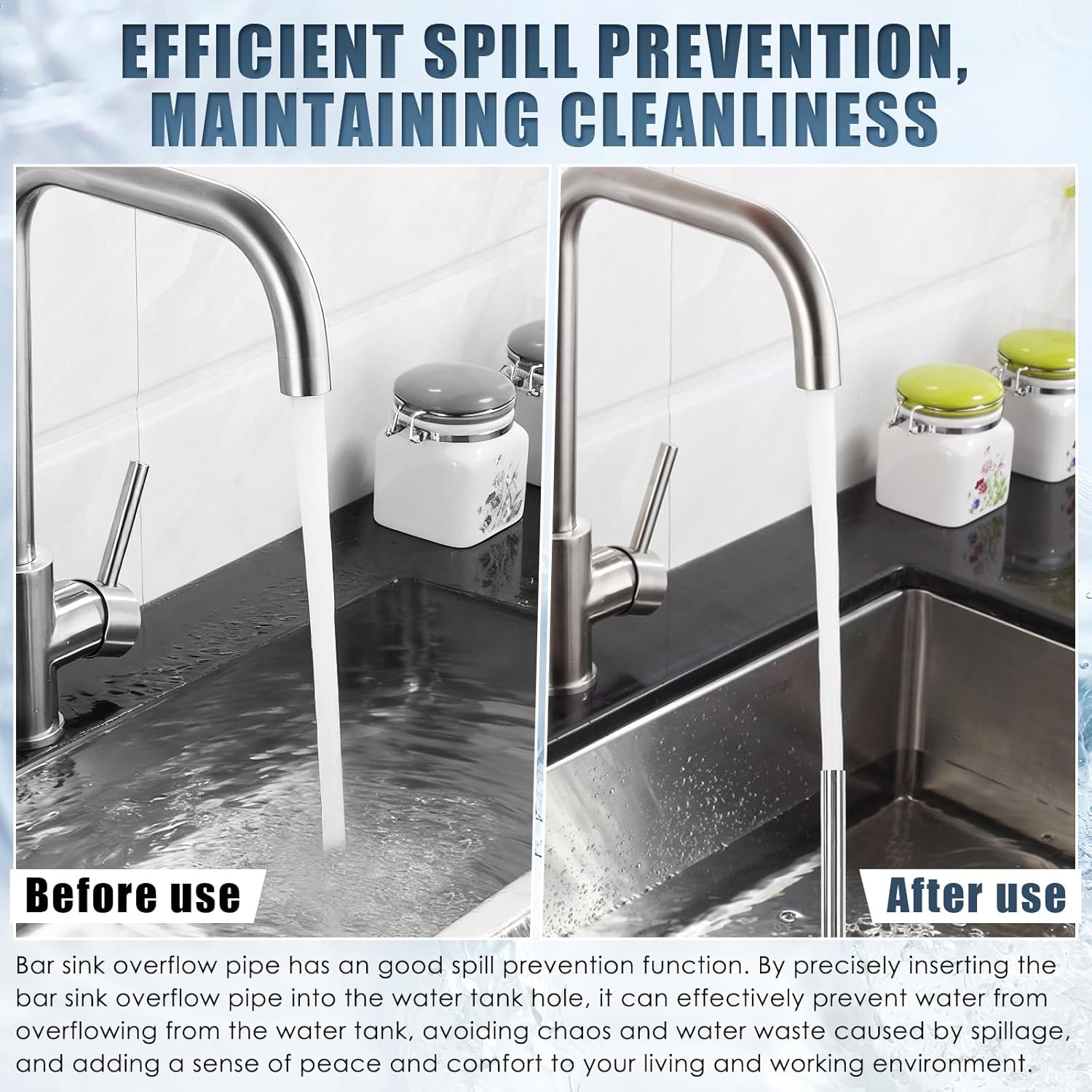 4 Pcs Universa Bar Sink Overfl - Commercial Kitchen And Bar 评论和价格