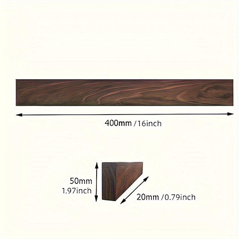1pc, 16inch Walnut Magnetic Kn - Commercial Kitchen Knife Holder 评论和价格