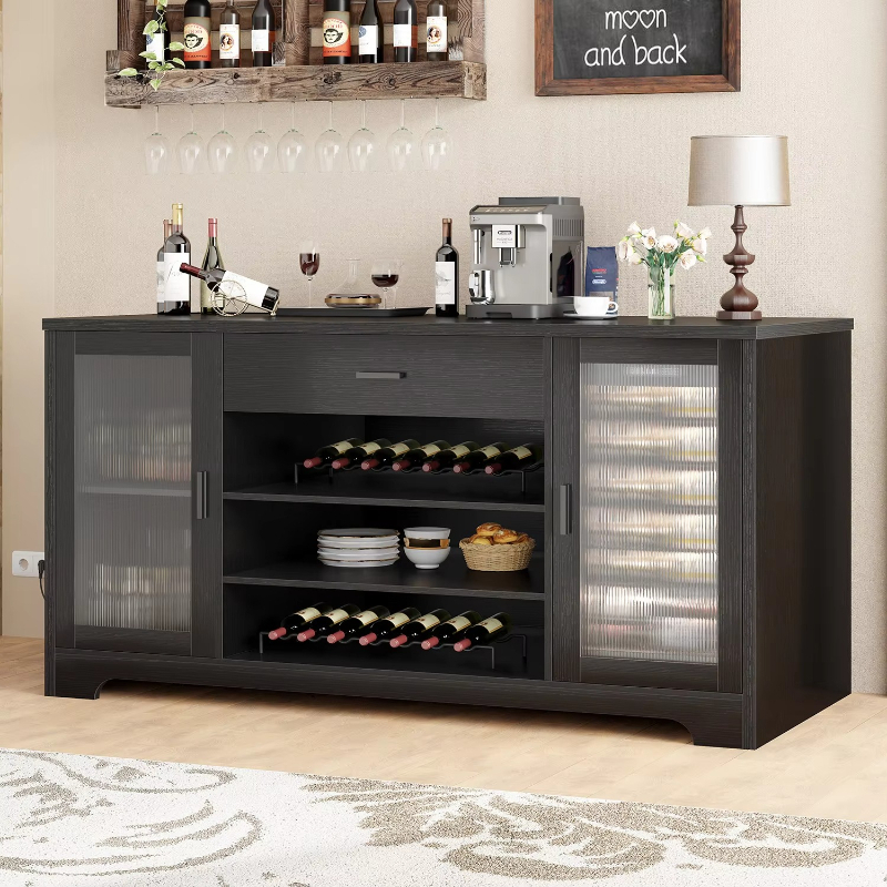 Wooden wine family bar cabinet - Commercial Kitchen And Bar 评论和价格