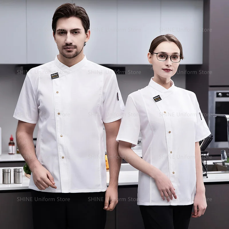 Short Sleeve Chef Uniform Kitc - Commercial Kitchen Services 评论和价格