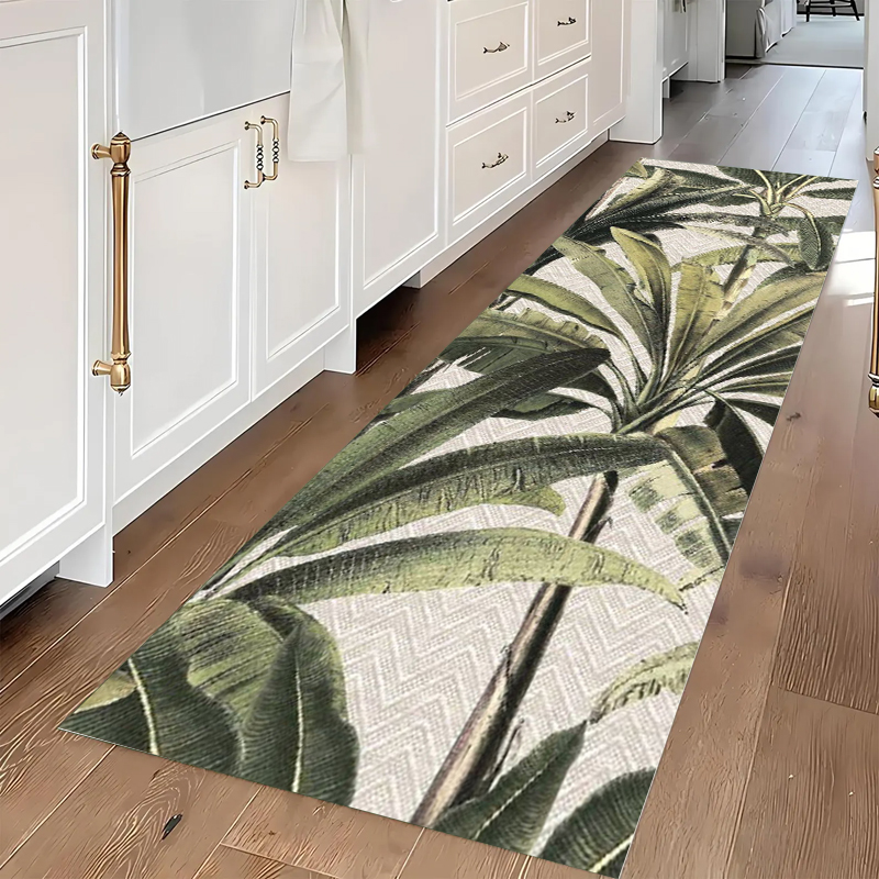 Tropical Banana Leaf Light Bac - Commercial Kitchen Background 评论和价格