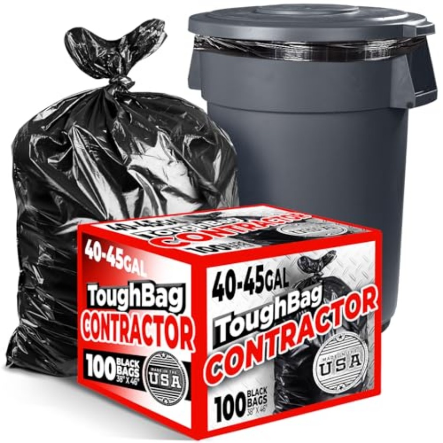 40-45 Gallon Trash Bags Heavy  - Commercial Kitchen Contractor 评论和价格