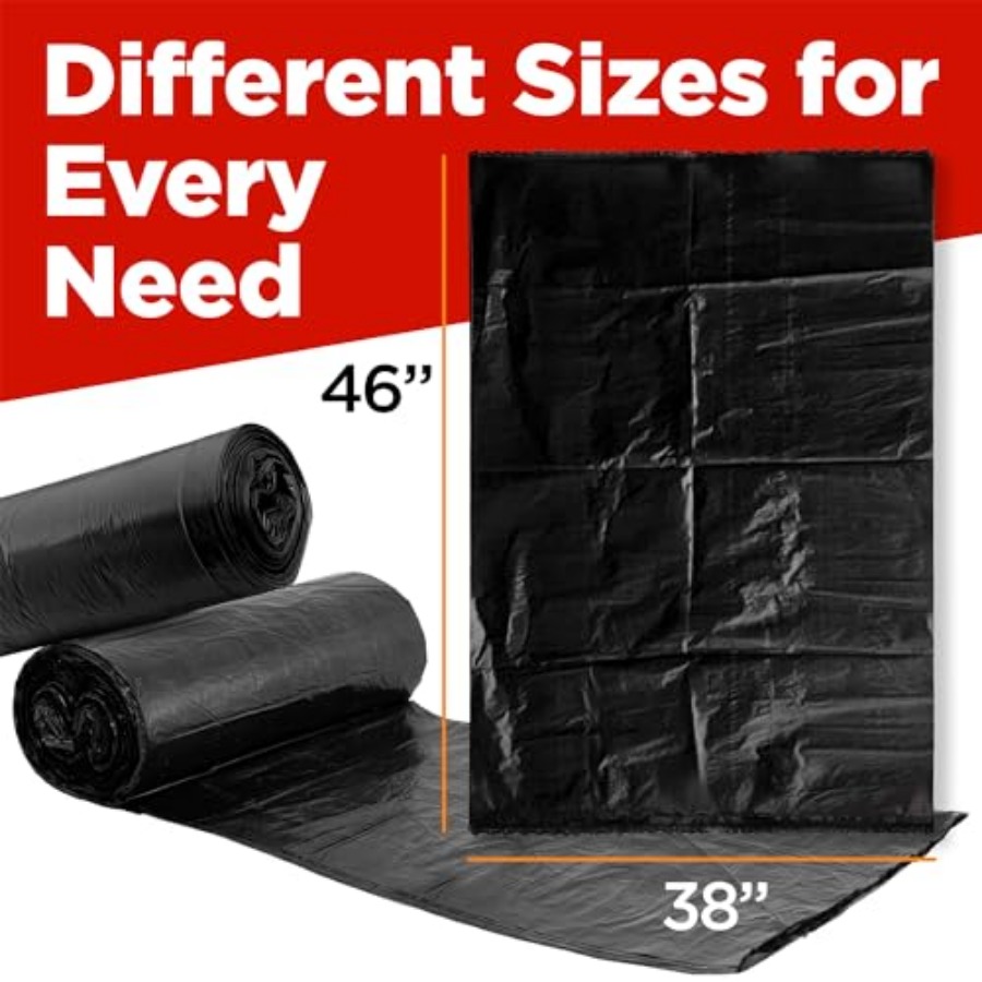 40-45 Gallon Trash Bags Heavy  - Commercial Kitchen Contractor 评论和价格