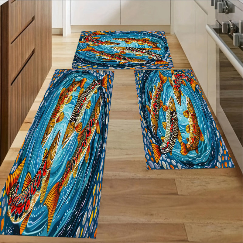 Blue Background Colorful Patte - Commercial Kitchen Background 评论和价格