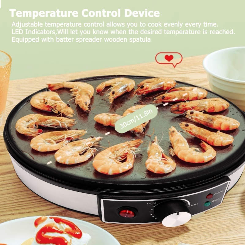 Electric Griddle Crepe Maker 1 - Crepe Maker Griddle 评论和价格