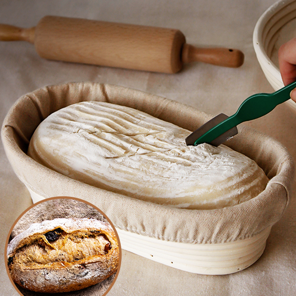 Oval Baking Tools Banneton Set - Crepe Maker Griddle 评论和价格