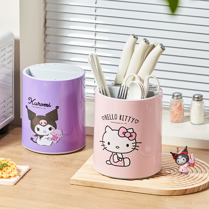 Cartoon Hello kittykuromiCinna - Commercial Kitchen Knife Holder 评论和价格