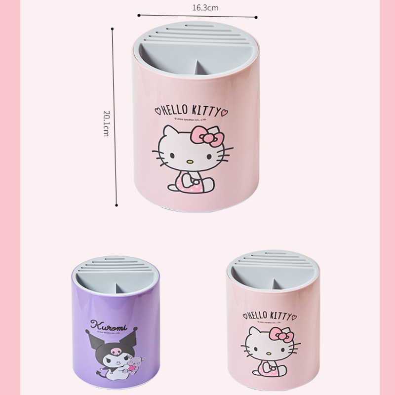 Cartoon Hello kittykuromiCinna - Commercial Kitchen Knife Holder 评论和价格