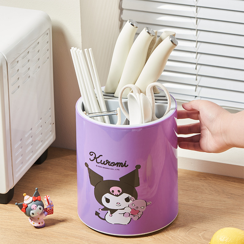 Cartoon Hello kittykuromiCinna - Commercial Kitchen Knife Holder 评论和价格