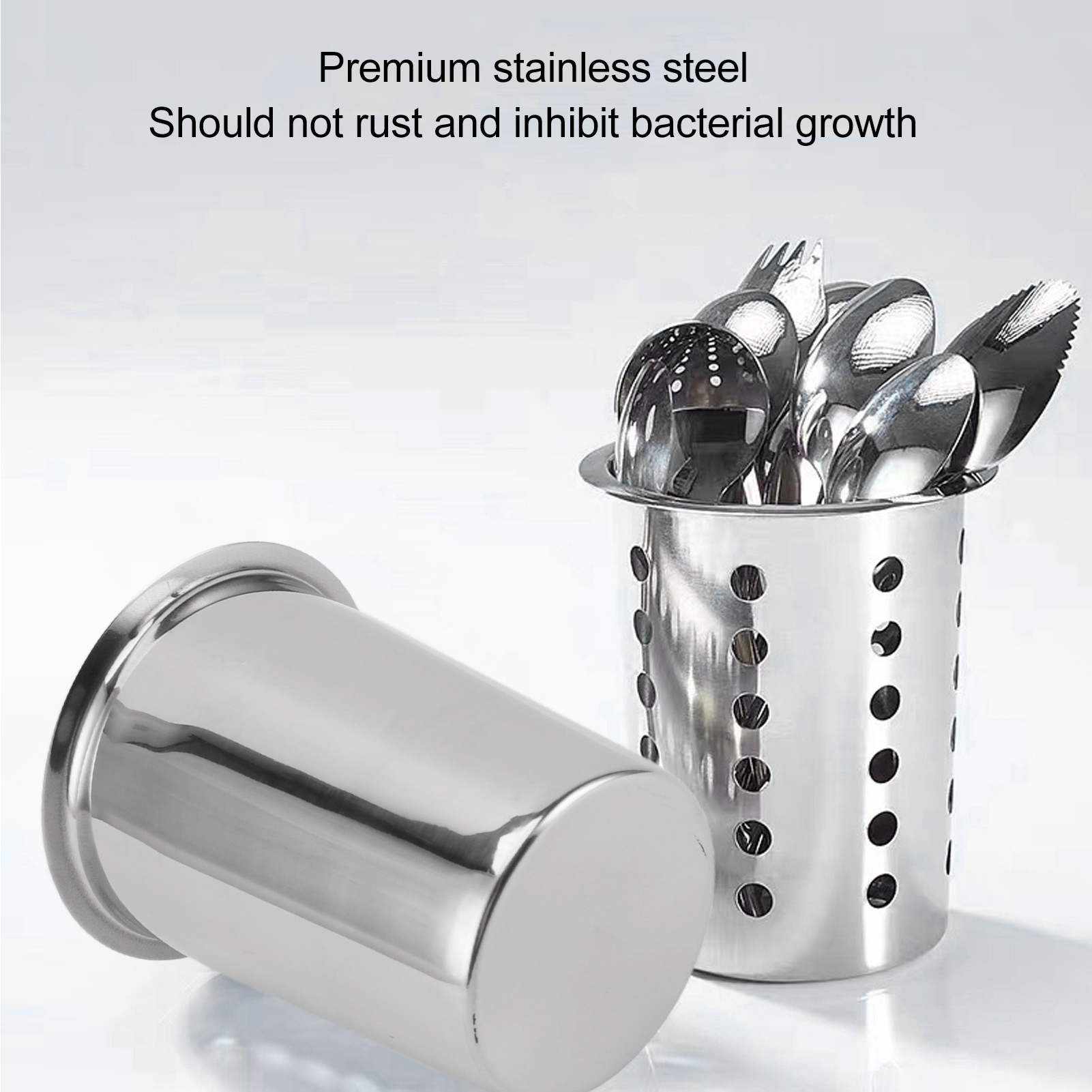 Stainless Steel Utensil Holder - Commercial Kitchen Knife Holder 评论和价格