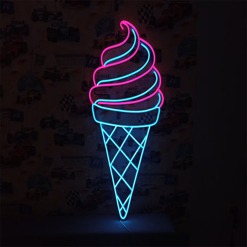 Ice Cream LED Neon Light | Wal - Commercial Kitchen And Bar 评论和价格