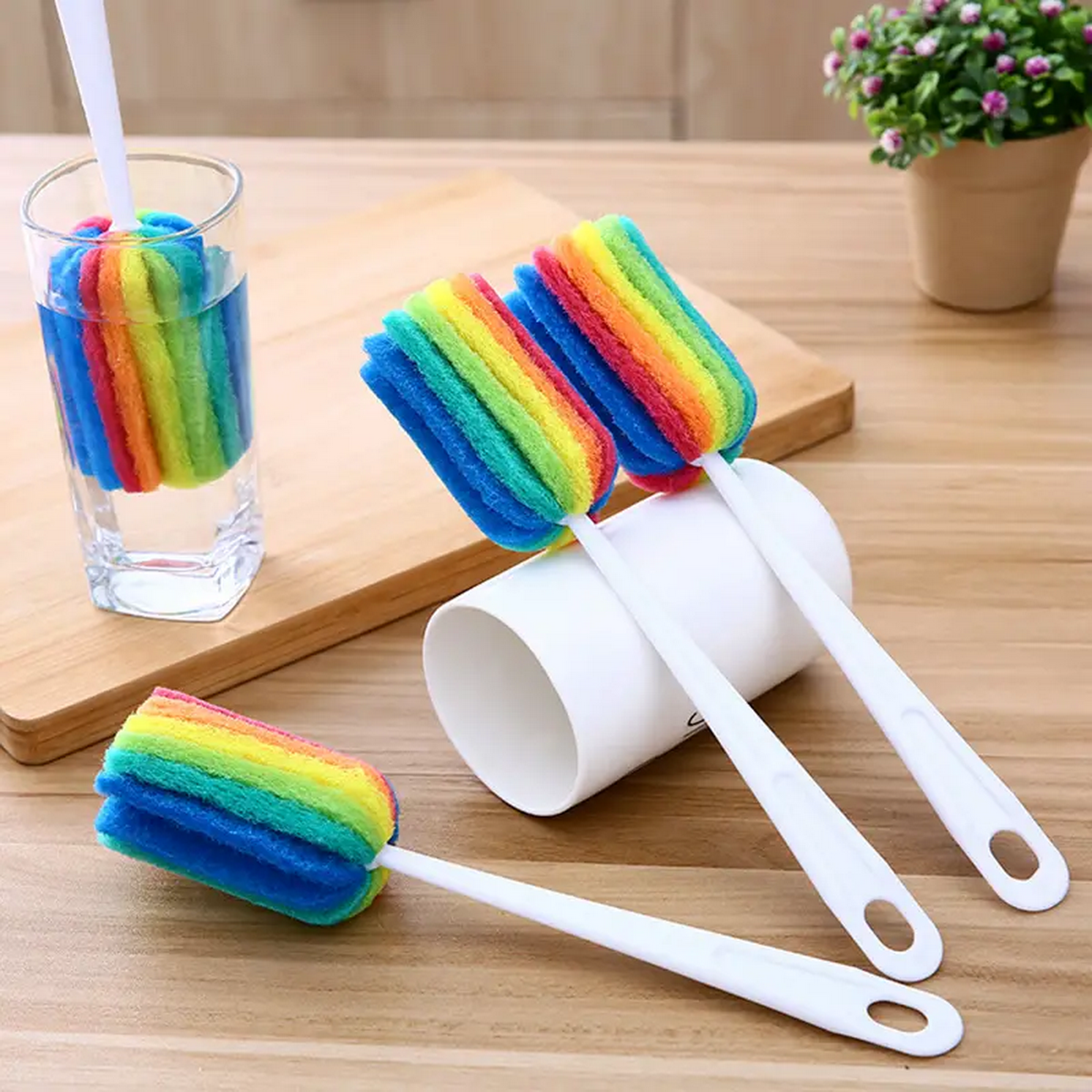 3/6pcs Long Handle Multicolore - Commercial Kitchen Services 评论和价格