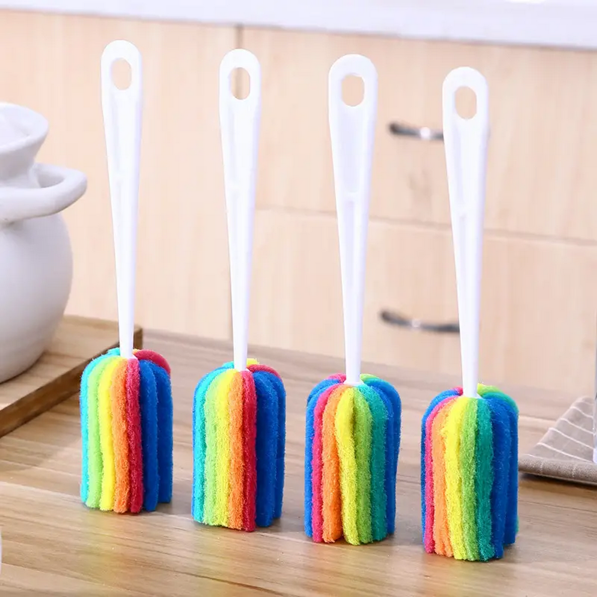 3/6pcs Long Handle Multicolore - Commercial Kitchen Services 评论和价格