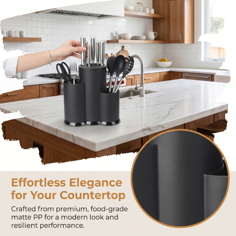 Kitchen Organizer Rack PP Knif - Commercial Kitchen Knife Holder 评论和价格