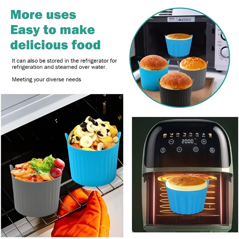 New air fryer baking cup silic - Commercial Kitchen Pots And Pans 评论和价格