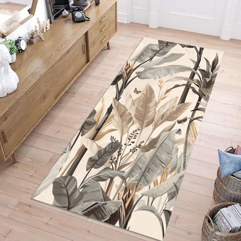 Boho Tropical Palm Leaf Runner - Commercial Kitchen Background 评论和价格