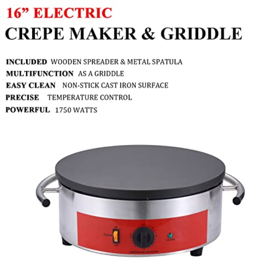 Commercial 16 Inch Crepe Maker - Crepe Maker Griddle 评论和价格