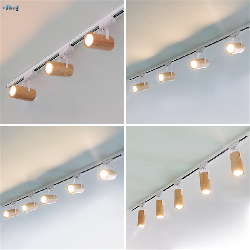 LED Track Wooden Ceiling Lamps - Commercial Kitchen Background 评论和价格