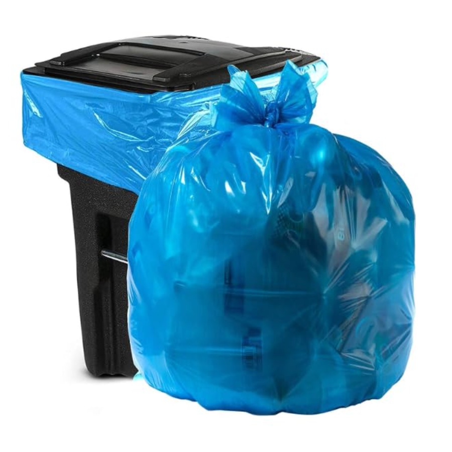 Heavy Duty Trash Bags blue 33- - Commercial Kitchen Contractor 评论和价格