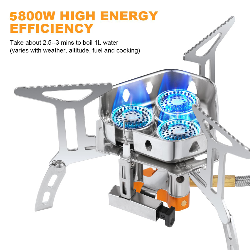 5800W High-Power Camping Gas S - Commercial Kitchen Gas Stove 评论和价格