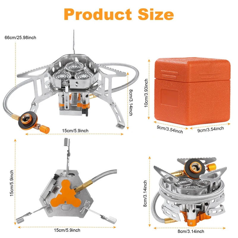 5800W High-Power Camping Gas S - Commercial Kitchen Gas Stove 评论和价格