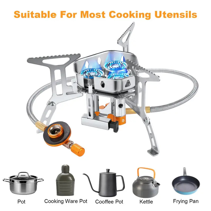 5800W High-Power Camping Gas S - Commercial Kitchen Gas Stove 评论和价格